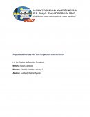 Reporte de lectura de "Los impactos en el turismo"