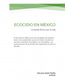 Ecocidio en México. La batalla final es por la vida