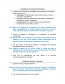 Investigación de mercado internacional