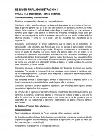 RESUMEN FINAL ADMINISTRACION. Página 1