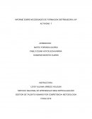 INFORME SOBRE NECESIDADES DE FORMACION DISTRIBUIDORA LAP