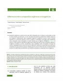 INFORME DE LABORATORIO Diferencia entre compuestos orgánicos e inorgánicos