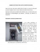 CAMBIOS ELÉCTRICOS PARA VISITA DE INSPECCIÓN INDECI