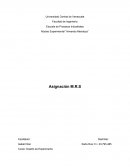 Núcleo Experimental “Armando Mendoza” Asignación M.R.S
