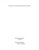 Informe final de construcción de puente provisional de emergencia