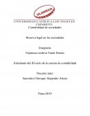 Texto sobre la reserva legal en las sociedades
