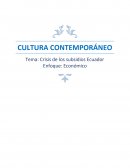 Crisis de los subsidios en el Ecuador