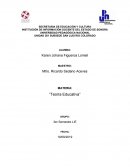 Ensayo Teoría Educativa