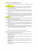 Balotario para el curso de investigación de mercados