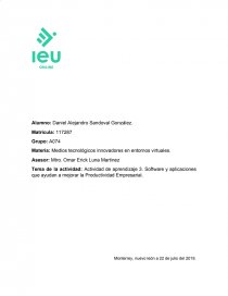 Software y aplicaciones que ayudan a mejorar la Productividad Empresarial. Página 1