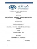 DESARROLLO HUMANO EN EDUCACIÓN MEDIA SUPERIOR Y SUPERIOR