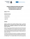 TEORÍA SOCIOPOLÍTICA Y EDUCACIÓN ACTIVIDAD PRÁCTICA GRUPAL Nº2