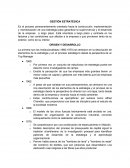 DEFINICION DE GESTION ESTRATEGICA