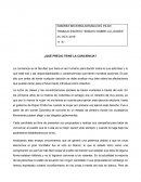 ¿Qué precio tiene la conciencia?