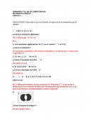 SEMINARIO TALLER DE COMPETENCIAS. MATEMÁTICA BÁSICA