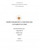 OPORTUNIDADES DE LA INDUSTRIA DEL CANNABIS EN EL PERÚ