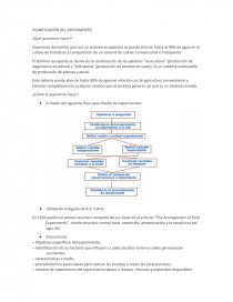PLANIFICACIÓN DEL EXPERIMENTO.Problema aplicativo de termodinamica. Página 1
