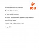 Proyecto: “Implementación de Cinema en el pueblo de Loma Bonita, Oaxaca”