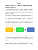 Resumen DISEÑO DE LA INVESTIGACIÓN, DATOS SECUNDARIOS Y SINDICADOS