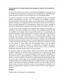 Caracterización de la calidad ambiental de las aguas del Lago de la Universidad del Magdalena