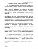 Generalidades del Derecho Internacional