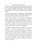 MÉXICO EN EL SISTEMA INTERNACIONAL