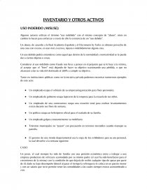 INVENTARIO Y OTROS ACTIVOS (árbol del fraude). Página 1