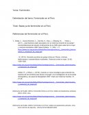 Basta ya de feminicidio en el Perú