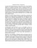 CONTEXTO SOCIAL Y EDUCATIVO