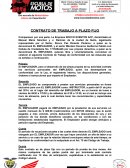 Formato para contratos laborales