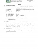 Silabo investigación III