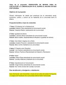 PRODUCCIÒN DE MICROS PARA EL FORTALECER LA COMUNICACIÓN EN EL BARRIO EL MILENIO ESTADO PORTUGUESA