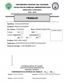 Primer trabajo antropologia