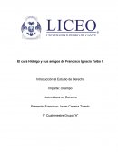 El cura Hidalgo y sus amigos de Francisco Ignacio Taibo II Introducción al Estudio de Derecho