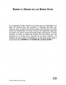 Sobre el origen de los seres vivos