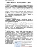 TIEMPO DE COAGULACION Y TIEMPO DE SANGRIA- FISIOLOGIA PRACTICA