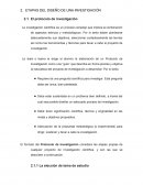 ETAPAS DEL DISEÑO DE UNA INVESTIGACIÓN