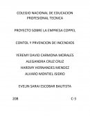 PROYECTO SOBRE LA EMPRESA COPPEL CONTROL Y PRVENCION DE INCENDIOS