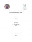 Actividad Psicología. Análisis de desarrollo en las etapas de infancia, niñéz y adolescencia