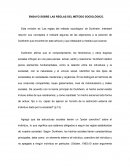 Las reglas del método sociológico