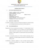 INFORME DE DEPRESION