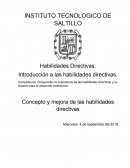 Habilidades directivas. Introducción