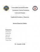 Sistema Financiero Publico Ecuador