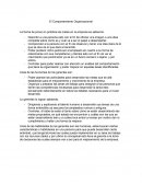 El Comportamiento Organizacional