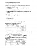 CÁLCULO DE LOS PARÁMENTROS MORFOMÉTRICOS