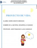 Proyecto de vida. Mis objetivos