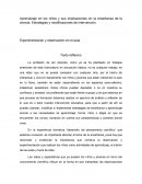 Experimentación y observación en el aula