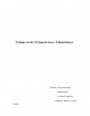 Trabajo escrito: El imperio inca o Tahuantinsuyo