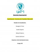 Cuestionario de contrato de comisión mercantil
