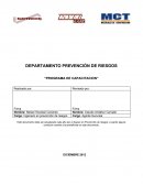 DEPARTAMENTO PREVENCIÓN DE RIESGOS “PROGRAMA DE CAPACITACION”